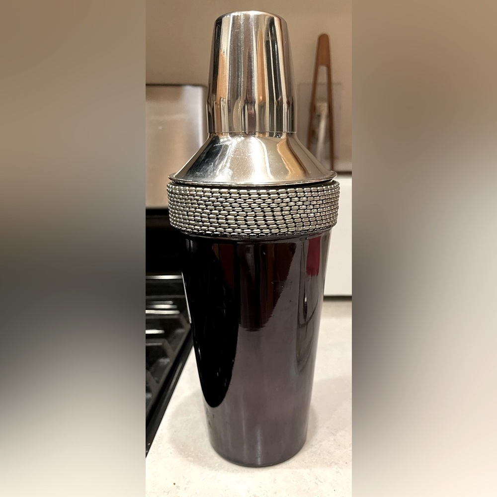 Nicole Miller MCM inspiration Barware Stainless Steel Cocktail Shaker